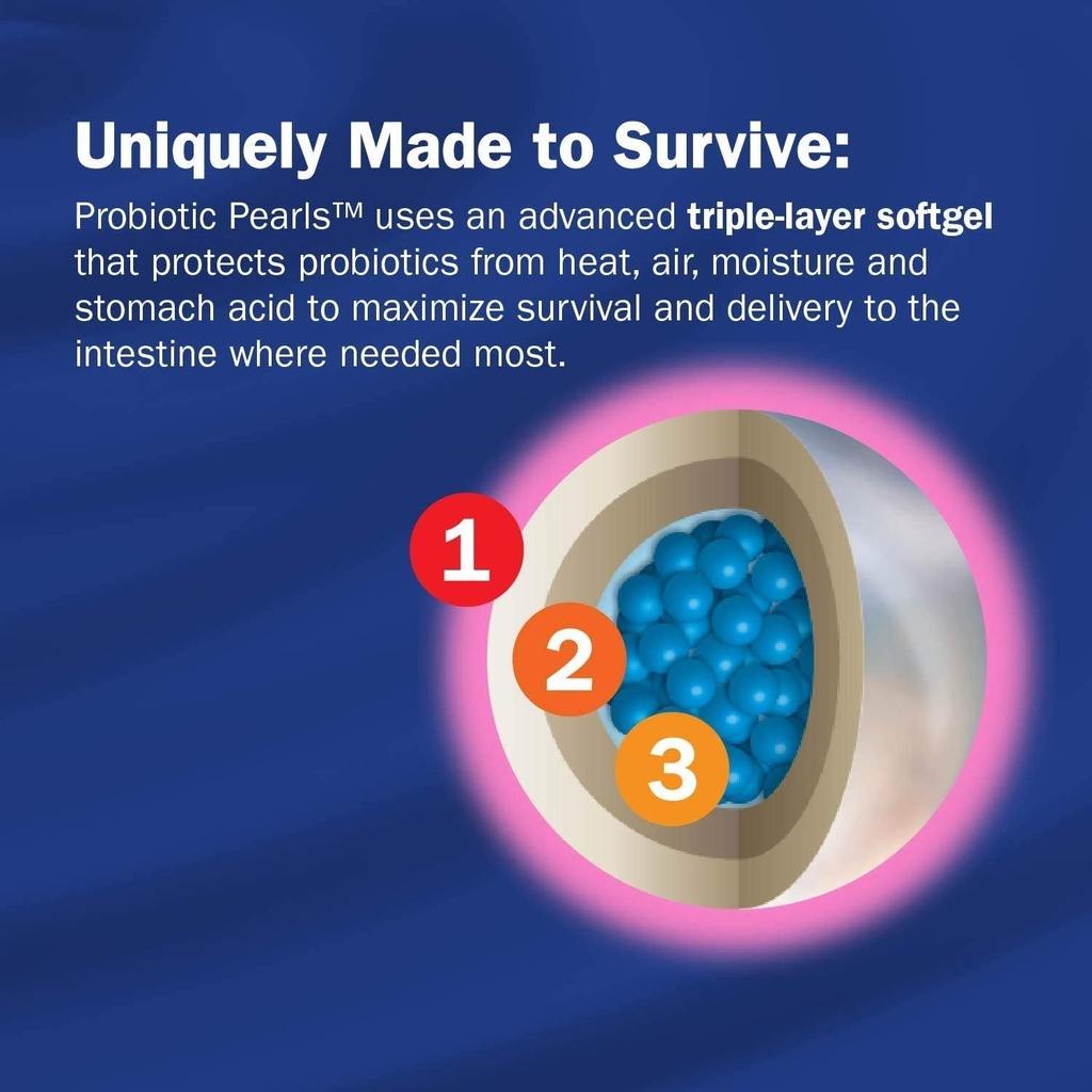 Nature's Way Probioticは、女性、腟および消化器の健康、30 Softgelsを真珠にします。 パック2