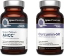 生命のKinokoプラチナAHCCのきのこのエキスおよびMicroactive Curcumin SR -免除の束の質