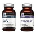 生命のKinokoプラチナAHCCのきのこのエキスおよびMicroactive Curcumin SR -免除の束の質