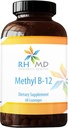 RHMD のメチル B-12 の Lozenges - 5000mcg B12 の Methylcobalamin のメチル B12 - ビーガン ビタミン B12 の食事療法の補足-非 GMO (60 の速い分解の Lozenges)