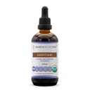 Tribe Gentian USDA Organicの秘密 | アルコールフリーエキス、高効力ハーブドロップ | 100%認定オーガニック・ゲンティナ・ルーテ(Gentiana Lutea)ドライルート(4オンス)製