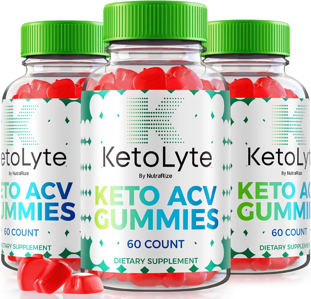 NutraRize (パック 3 KetoLyte Keto ACV Gummies, 高度な式, Keto Apple Cider Vinegar 1000MG サプリメント, すべての自然 Keto ACV ビタミン, 公式 Keto Lyte レビュー (180 Gummies)