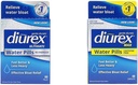 Diurexの最終的な再高度60の計算の最高のカフェインなし48の計算の最高の強さ水丸薬の緩衝束