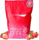 XEELA Plant Based Vegan Protein Powder - Independently Tested - 25g High Protein, Pea Protein for Men & Women - Vitamins & Minerals, Non GMO, Dairy & Gluten Free, LowCarb & LowFat (Strawberry Cake)