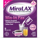 MiraLAX の Laxative の粉のパケット 10.0 ea. (量の 5)