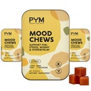 PYMシトラスモッド咀嚼ストレス、心配&オーバーヘルムのサポート、60カウント | 130mg GABA、90mg L-テアニン | ビーガン、非GMO、グルテンフリー、砂糖なし | 米国製オールナチュラルムードバランスサプリメント