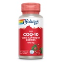 Solaray 純粋な CoQ10 100mg と Hawthorn Berry, CoEnzyme Q10 と ビタミン E と 細胞エネルギーと心臓の健康サポート, ラボ検証済み, 60 日保証, 30 のサービング, 30 カプセル