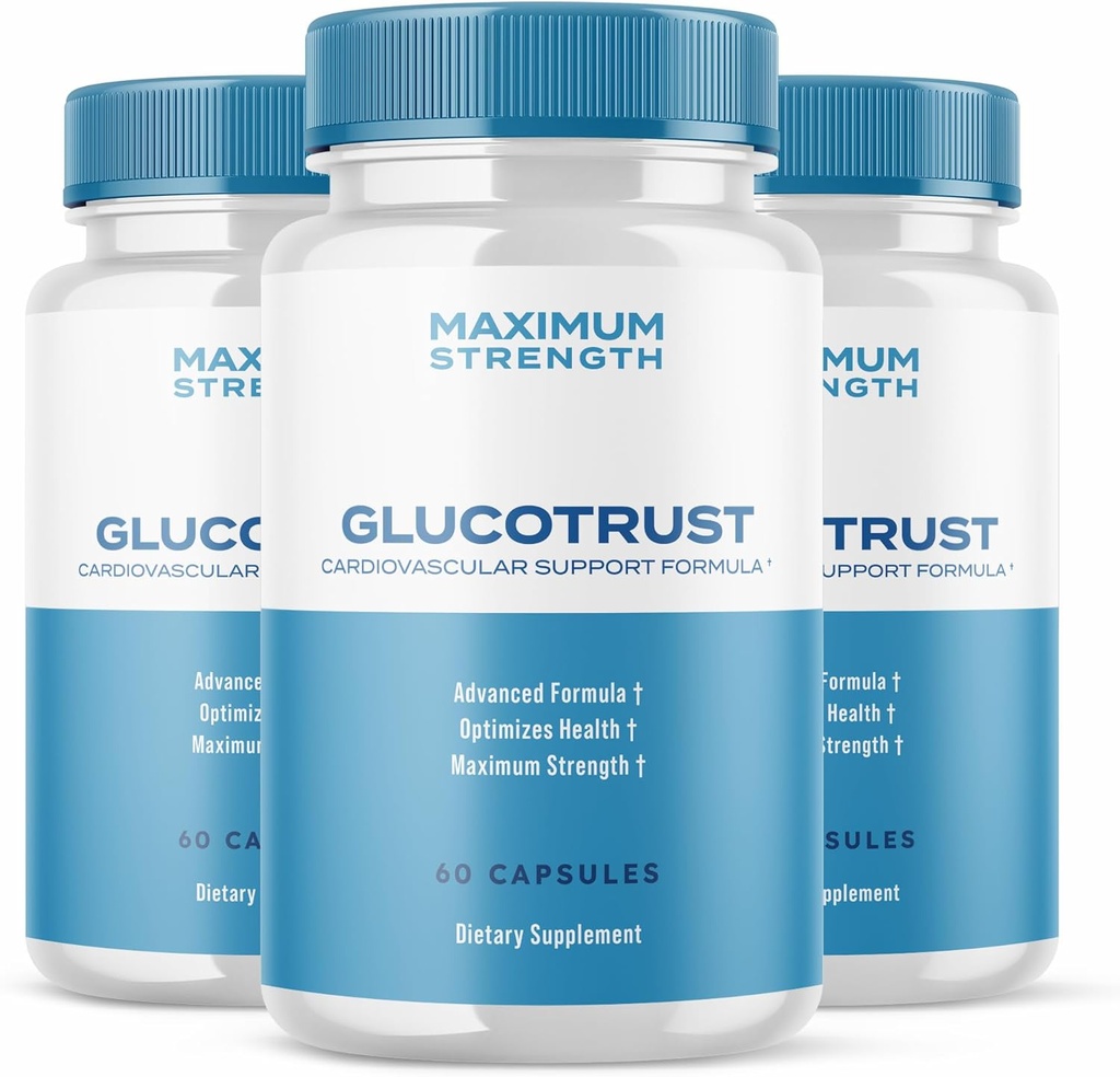 Ark Labs(3パック)Glucotrustアドバンストフォーミュラサプリメントカプセル - グルコトラストマックスカプセル最大強度サポートサプリメントピル(180カプセル)