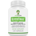 VitaMonk GlycoTraxTM GPLCエクストラ大型ボトル - 人工フィラーなしの高吸収性グリシンプロピオンシル-L-カルニチンの120カプセル - グリシンプロピオンシルLカルニチンサプリメント