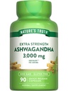 Nature's Truth Ashwagandha カプセル | 3000mg | 90 カウント | 余分な強さ | 黒いペッパーと | 非GMO & グルテンフリーの補足