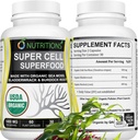 海苔60カプセルUSDA認定オーガニックアイリッシュ海苔カプセルBradderwrack&Burdock Root - 男性と女性のための免疫サポートサプリメント - 女性ビタミンと男性ビタミン(1パック)