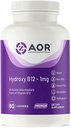 AOR, Hydroxy B12, 心血管の健康をサポート, 神経機能と解毒, サプリメント, ビーガン, 60 サービング (60 ローゼンジ)