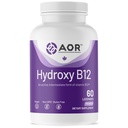 AOR, Hydroxy B12, 心血管の健康をサポート, 神経機能と解毒, サプリメント, ビーガン, 60 サービング (60 ローゼンジ)