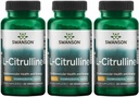 Swanson L-Citrulline - 心血管の健康とエネルギーサポートを促進する天然サプリメント - 増加の循環を助けます - (60カプセル、850mg各) (3パック)