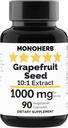 MONOHERBグレープフルーツ種子エキス1000mg - 90ベジタリアンカプセル
