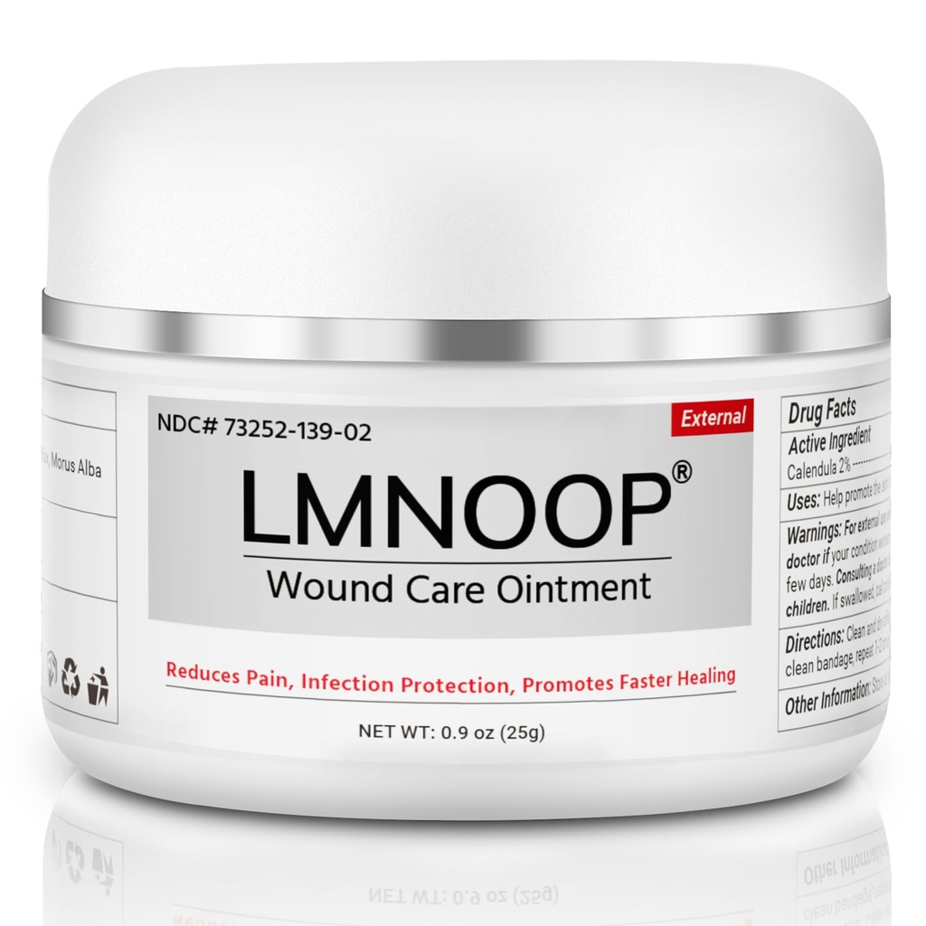 LMNOOP®ベッドのSoreの軟膏、感染保護及び皮の修理のための最高の強さの傷の心配のクリーム、糖尿病性の傷、圧力痛風、気孔のある潰瘍、焼跡、切口、Scrapesのための速い治癒