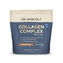 Dr. Mercola Collagen Complexパウダー - 皮膚の弾力性と関節機能をサポート - マルチソースコラーゲンタイプI II III - 10.89 oz (30 サービング) - チョコレート