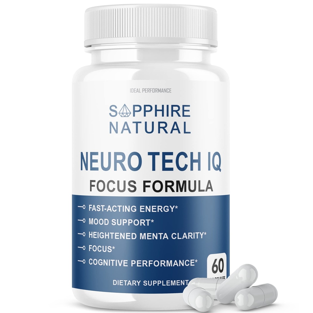 Neuro Tech IQ の頭脳の補足の Neurotech Iq の焦点の方式の丸薬(60 のカプセル)
