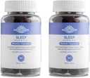 眠るグミ - 砂糖無料メラトニンは、睡眠サポートのためのマグネシウムとグミ - 天然成分の植物ブレンド - ケト、ビーガン、非GMO&グルテンフリー - 米国製(60サービング)