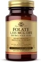 Solgar Folate 1,333 mcg 食餌療法 Folate 等価 (800 mcg 葉酸), 100 野菜カプセル - 心の健康, 健康的な神経系, 胎児サポート - 非GMO, 完全菜食主義者の, グルテンフリー - 100 摂食