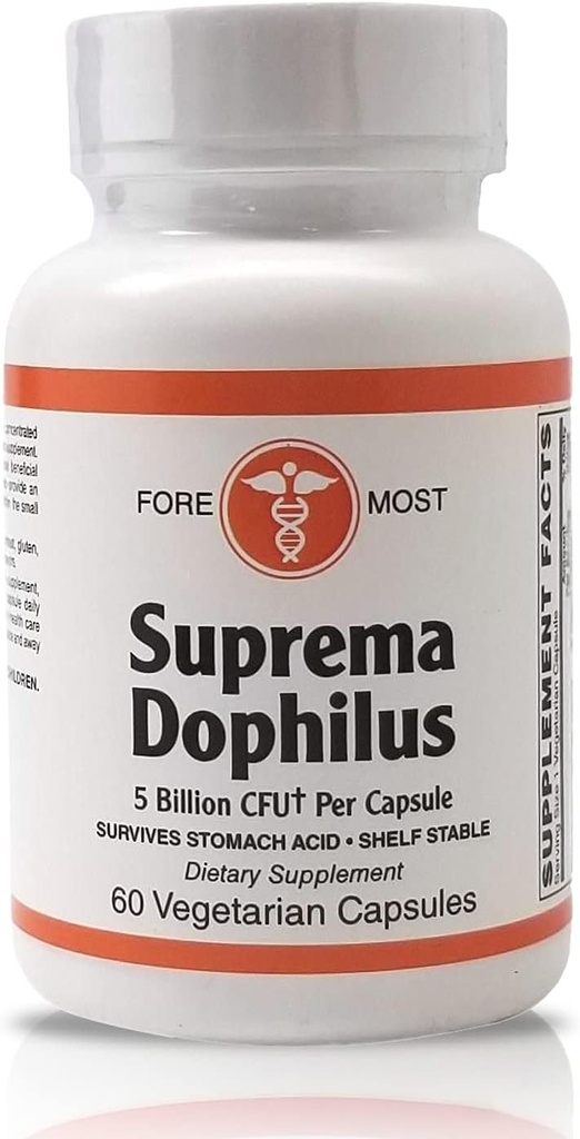 ホリスティック健康Suprema Dophilus 60ベジタリアンカプセル
