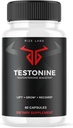 Testonine の男性の補足、男性の Testonine のカプセル、Testonine の最高の強さの方式、筋肉力のための Testonine のオール自然な丸薬、Testonine の検討(60 のカプセル)