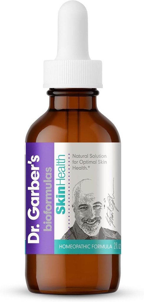 Dr. Garberの自然な解決の皮の健康の口頭低下-血清及び乾燥した皮、アクネ、Eczema、及びアレルギーの救助のためのGemmotherapyの液体の補足は、よりよい60ml見、感じるために健康な皮を促進します