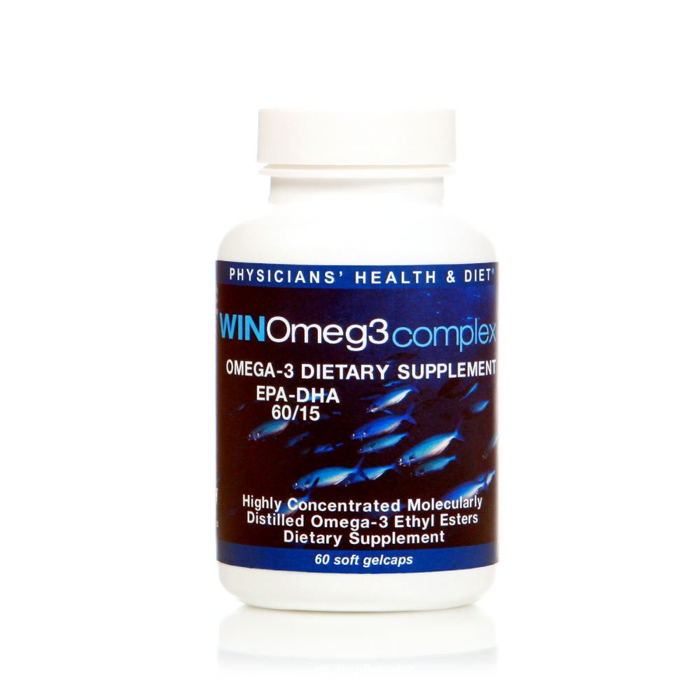 WINOmeg3complex 60/15 EPA - DHAの薬剤等級オメガ3 (60の計算/30のサービング) 1080mg EPA