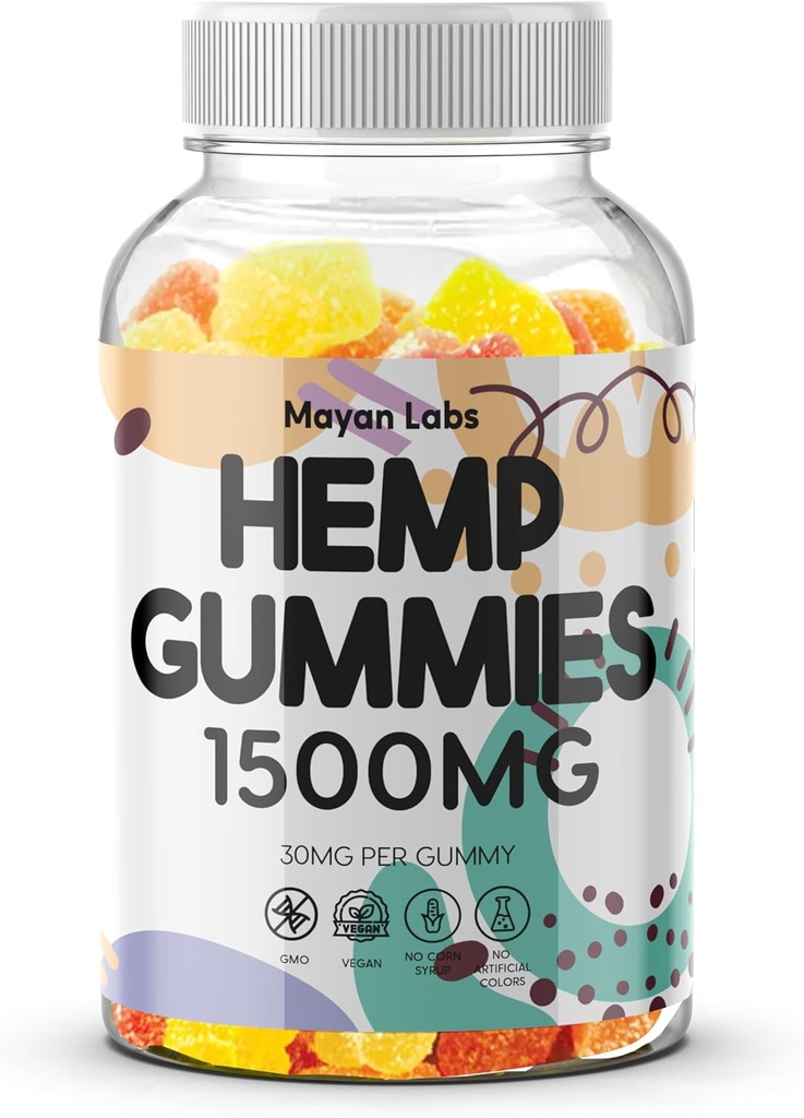 Hemp Gummiesの高度の余分強さの注入された自然な有機麻オイルのブルームのビーガン大人の食用男性L-Theanine Ashwagandhaの砂糖は米国で作りました