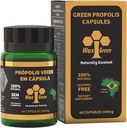 4 Packs of Wax Green Bee Propolis 500mg (60 Capsules)