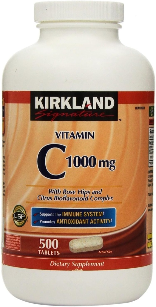 キルクランドシグネチャービタミンC 1000mg。、500錠(2パック)