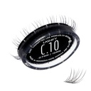 Lashify Curl 10mm Gossamer DIY Eyelash Extensions Refill, ブラック, 簡単な偽物 Eyelashes for Natural Look