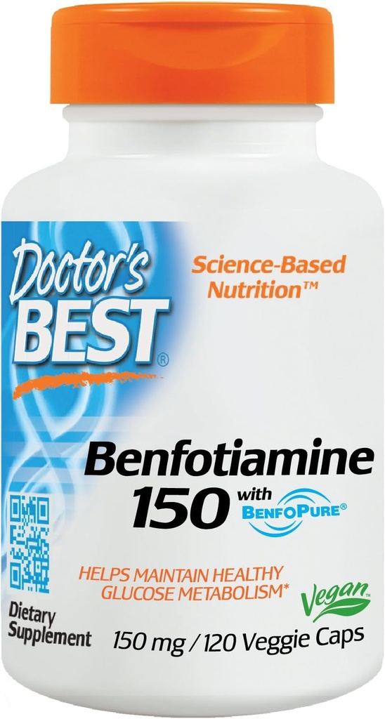 医者の最もよいBenfotiamineの野菜カプセル、150のmg、120の計算