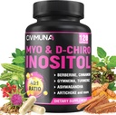 イノシトールサプリメント - Myo-InositolとD-Chiro Inositol Plus Ashwagandha, Berberine, Cinnamon and 5その他 - 120カプセル
