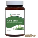 HERBAL HILLS Aloe Veraカプセル(アロエバーバデンシス) | 120カプセル(500mg) | ピュアアロフリーズドライパウダーサプリメント、高濃度、サポート 全般 ウェルビーイング