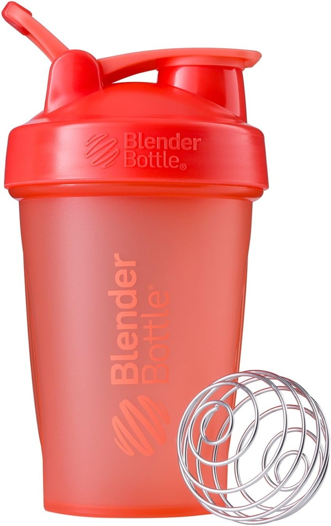 BlenderBottle 古典的なシェーカー ボトル パーフェクト のために プロテインシェイクスアンドプレワークアウト, 20-Ounce, コーラル