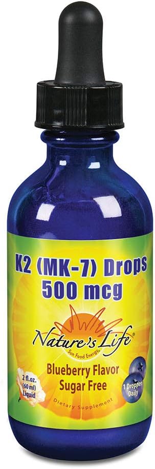 Nature's Life Vitamin K2(MK7)ドロップ、2オンス