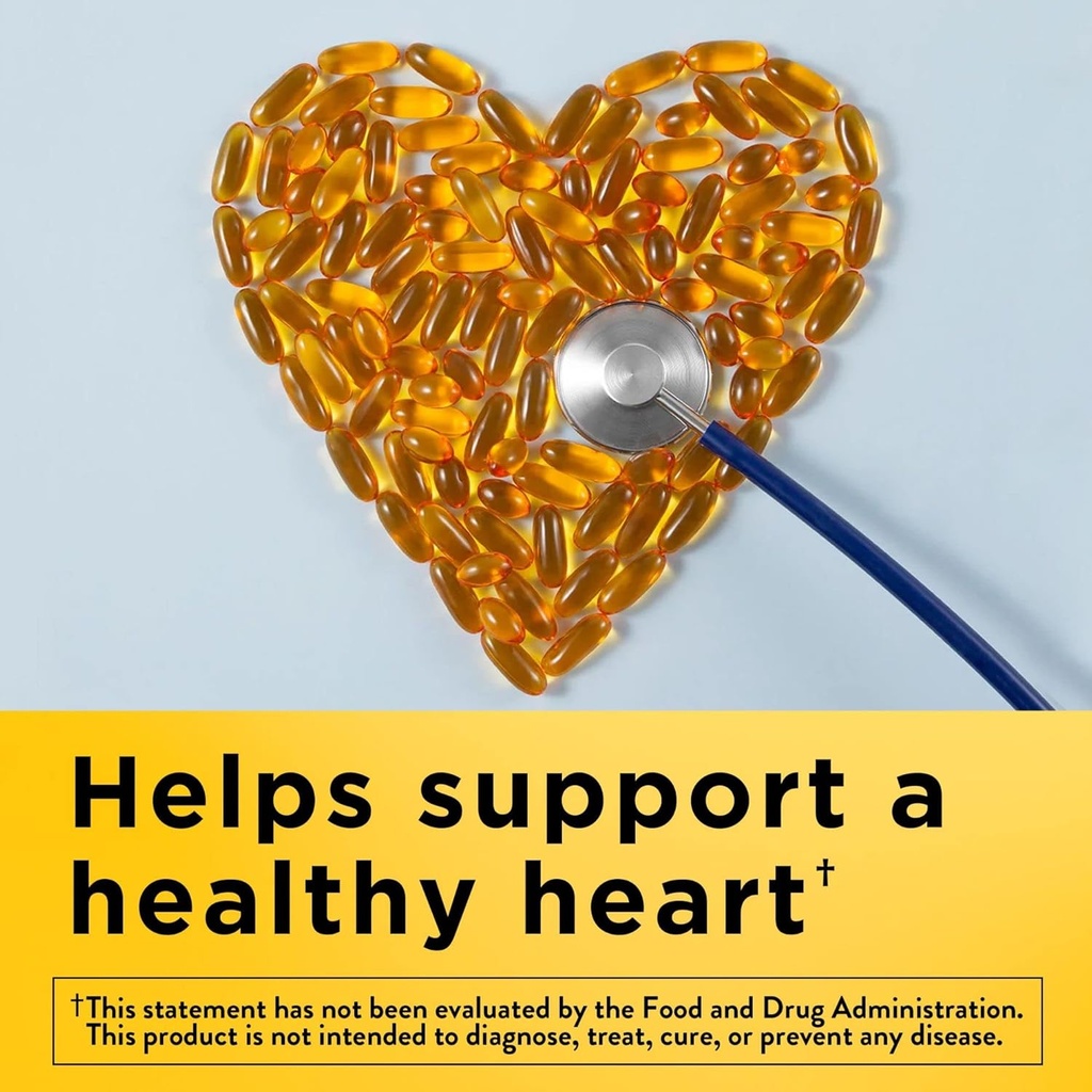 Nature Made Fish Oil Softgels - Omega 3 心の健康のためのサプリメント, 230 Softgels, 115 日の供給 (パック 2)