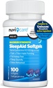 Maximum Strength SleepAid Soft Gels - Nighttime Sleep Aid with Diphenhydramine HCl 50mg - Non Habit Forming Sleeping Pills for Adults - Extra Strong OTC Sleep Aids for Adults (100 Count)