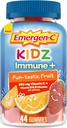 Emergen-C Kidz ビタミン C 免疫サポート Gummies ファンタスティック フルーツ 44CT には、亜鉛、マンガン、B ビタミン、ビタミン D が含まれています。