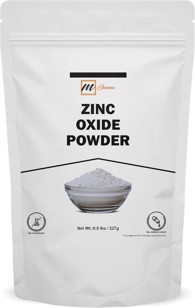100%の自然な亜鉛酸化物の粉 | Micronized 非ナノの光沢が無い粒子0.5 LBS/227 GMS