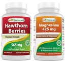 ベストナチュラルズホーソンベリー565mg&マグネシウムグリシナー425mg