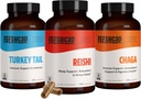 FreshCap Immune Defenders Bundle(Reishi, Turkey Tail, Chaga) カプセル