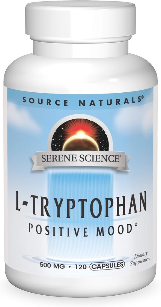 源のNaturalsのSereneの科学L-Tryptophanの肯定的な気分*、500のmg - 120のカプセル