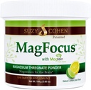 Suzy Cohen MagFocusのマグネシウムの Threonateの粉の食事療法の補足200mg、健康なNerve、サポート認知、エネルギー、骨の健康、ステビア、レモン味、60のサービング