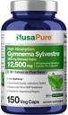 NusaPure Gymnema Sylvestre 50:1 抽出物, 250 ビーガンキャップあたり12,500mg相当 - 150 カウント (非GMO, ビーガン, バイオペリン)