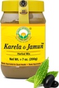 BASIC AYURVEDA Karela & Jamun Herbal Mix Powder | 伝統的Bitter Gourd & Indian ブラックベリーブレンド | 天然植物ベースのサプリメント 毎日のルーチン&ライフスタイルサポート | 7.05 Oz (200g)