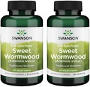 Swanson Sweet Wormwood - GI Gut Health、Microbial Balance & Digestive Health Support - ハーバルサプリメント with Artemisin - (90カプセル、425mg 各) 2パック