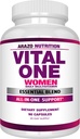 Arazo Nutrition Vital One Multivitamin for Women - Daily Wholefood Supplement - 90 Vegan Capsules