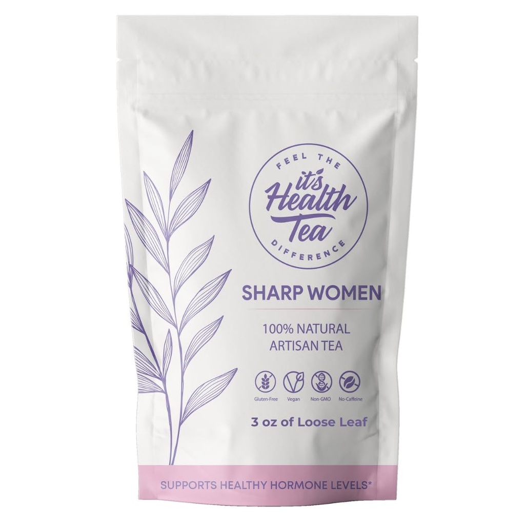 女性のホルモンバランスハーブティー - カフェインフリー | メンストラスコンフォート、ヘルシーフロー、PMS救済をサポート | 35ティーバッグ入り | 100%ナチュラルハーブブレンド